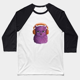 purple owl Baseball T-Shirt